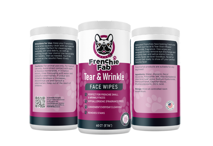 Tear & Wrinkle Face Wipes 60 ct.