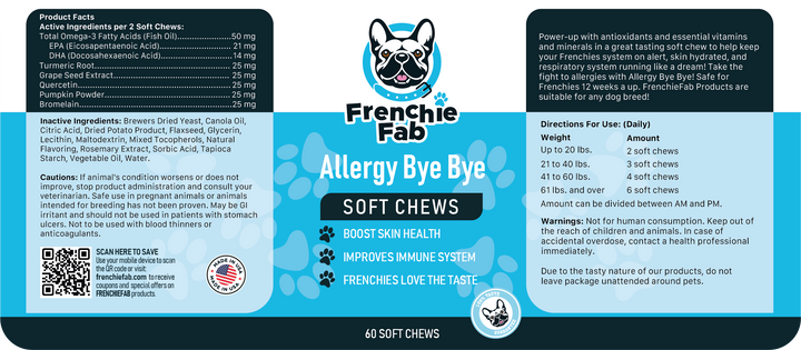 Allergy Bye Bye Soft Chews 60 ct.