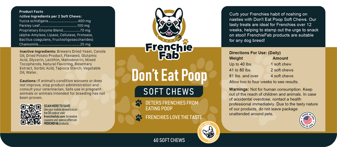 Dont Eat Poop Soft Chews 60 ct.