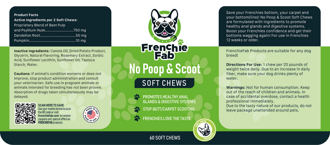 No Poop & Scoot Soft Chews 60 ct.